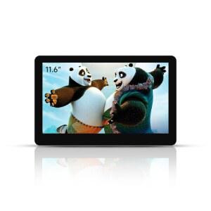 안드로이드 시스템 16인치 카 헤드레스트 디스플레이 리어 엔터테인먼트 HDMI USB 화면 미러링 카시트 수정 도구 지원