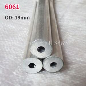 1Pcs 길이 100mm 6061 알루미늄 합금 튜브 OD 19mm  원형 파이프 ID 5799.511121314151617mm