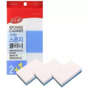 스펀지클리너 롯데 우레탄 스펀지 클리너 3매입 매직블럭 청소용품