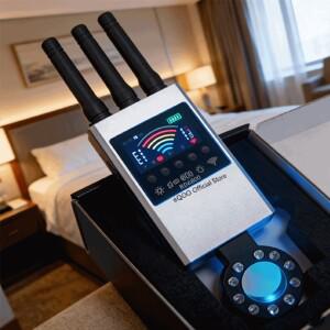 RD6800 다기능 안티-캔디드 카메라 무선 렌즈 장치 탐지기 1MHz-8000GHz GSM 오디오 버그 탐지기 GPS 신호