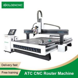 5축 CNC 목공 라우터 머신 (MDF, 합판, 원목 가구 캐비닛 가공용, 자동 공구 교환 시스템 탑재)