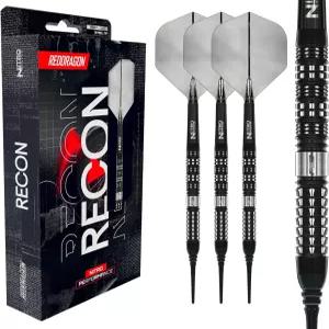 레드 드래곤 다트 - Recon 시리즈 90 프로페셔널 텅스텐 세트 니트로 플라이트 통합 비행/샤프트 스템 스틸