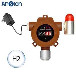 산업용 고정형 수소 감지기 0-1000PPM, H2 가스 감지기 4~20mA 출력 신호 CE ATEX 승인 방폭형