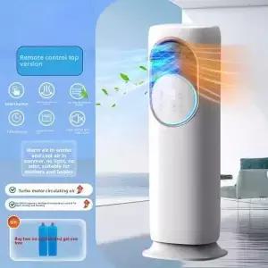 220V 에어컨 팬 히터 콤보 냉방 및 난방 기능 침실 가정용 에너지 절약 저소음 냉풍기