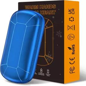 충전식 휴대용 전기 손난로 양면 난방 USB 포켓 히터 테라피로 레이노 사냥 골프 캠핑 여성 남성 선물에