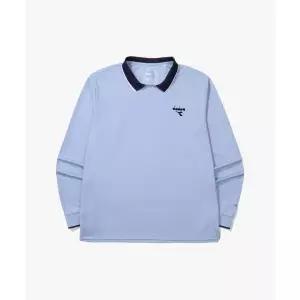 매장정품 diadora 디아도라 Diadora DTA 테니스볼 카라 긴팔 티셔츠 BLUE D5123TTL32BLL 1728236