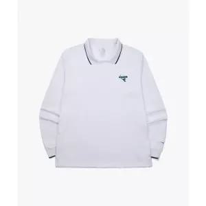 매장정품 diadora 디아도라 Diadora DTA 테니스볼 카라 긴팔 티셔츠 WHITE D5123TTL32WHT 1728233