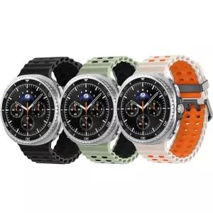 해양 스포츠 밴드 삼성 갤럭시 워치 8 클래식 밴드 46mm/갤럭시 워치 8 밴드 40mm 44mm 남성용, 해양 방수