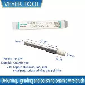 알루미늄 공구용 세라믹 광택제 브러시 CNC 디버링 사포 종이 VEYER 교체 16 인치 40mm 드릴 브랜드