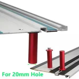 가이드 레일 작업대 테이블 페그 트랙톱 벤치 클램프 20mm 개 구멍 브레이크 정밀 알루미늄 목공 작업장