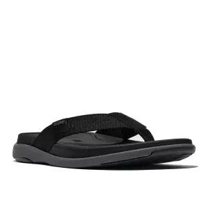 핏플랍 26 S/S F-모드 GO 텍스처드 웨빙 토-포스트 샌들 - 블랙 남성화 FT64K1T08 5(블랙) 593005