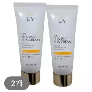 1+1 이자녹스 UV 선 프로 365 데일리 커버 선크림 SPF 50+PA+++