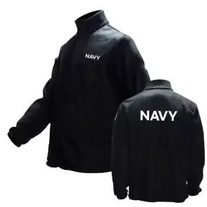 NAVY 니트조끼 베스트 기모 블랙 후리스 겨울 집업