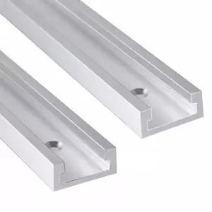 알루미늄 T 트랙 마이터 고정장치 슬롯 슬라이더 레일 40 제한 50cm 가이드 30 5 Pcs M6 Slider