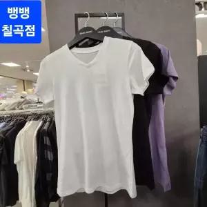 뱅뱅 HC09 여성 V넥 얇고 가벼운 기본반팔티 기본 무지 브이넥 반팔 얇고 가벼운 반팔