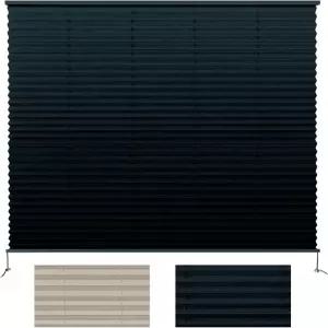 SHADEPLUS RV 블라인드 주름 음영 창문 캠핑카 여행 트레일러 모터홈의 14인치 W x 24인치 L 블랙