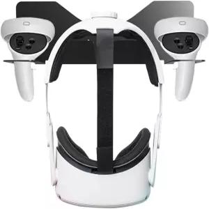오큘러스 퀘스트 2 안경 벽 보관 홀더 스탠드 핸들 장착 헤드셋 EVA 하드 VR 게임패드 컨트롤러 여행용