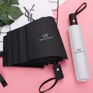 3단 우산 양산 UV 미니 차단 양우산 자외선 암막 자동 WFOFNOG