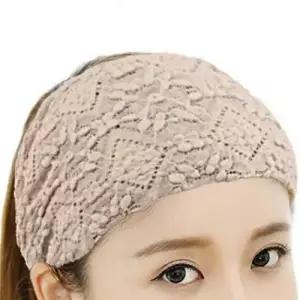 반다나 비니 머리띠 헤어밴드 망사 레이스 WFOFNOP