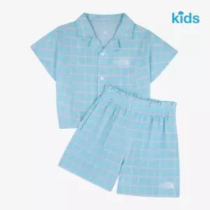 매장정품 노스페이스키즈 걸즈 브리즈웨이 세트 NT7US32U LIGHT BLUE 317486