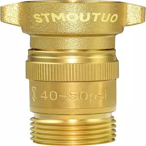필터 스크린이 있는 STMOUTUO 황동 RV 수압 조절기 - 캠핑카 여행용 트레일러용 40-50 PSI 해양 물 배관