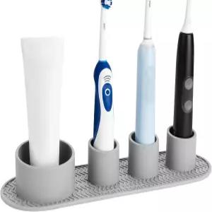 링크디어 전동 칫솔 홀더 큰 손잡이용 실리콘 스탠드 Oral-B DB4010 Pro 100 크로스액션 스핀브러시