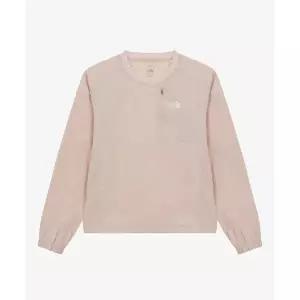 [노스페이스]라운드티셔츠 카라티셔츠 NT7TS39C 여성 윈든 긴팔 티 PALE PEACH 739C 60636