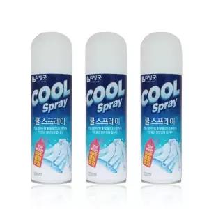 쿨 스프레이 스포츠 레져 급속냉각 220ml X 3개