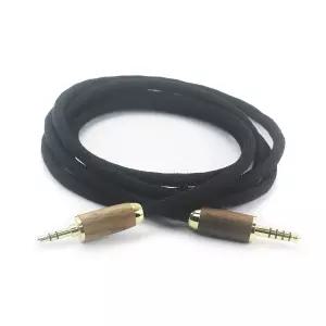 뉴판타지아 4.4mm 밸런스드 남성 5극 커넥터와 1/8인치 TRS 스테레오 오디오 케이블 6N OCC 구리 단결정