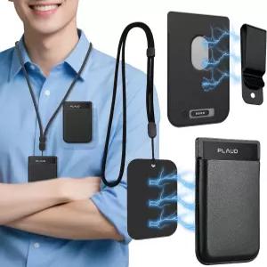 목/손목/클립이 있는 Plaud Note AI/Pro 레코더용 3-in-1 키트 철판을 통해 마그네틱 케이스에 부착 안전한