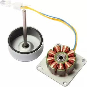 ee Micro 3상 AC 미니 핸드 브러시리스 모터 발전기 모델 과학 실험 교구 키트 DIY