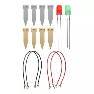 PATIKIL 과일 배터리 과학 키트 2세트 라이트 DIY 실험 오렌지 감자 레몬 물리학 교육 및 RGB LED 실험실