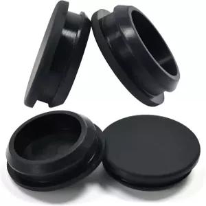 32mm 실리콘 고무 플러그 4개가 원형 구멍 플러시형 스토퍼 유연한 튜브 파이프 끝 캡 커버 방수 밀봉