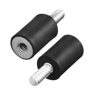 모터 제너레이터 압축기 차고 역삼투 펌프 충격 공기 발생기 카 보빈 D10mmxH15mm 4pcs용 Uxcell M4 남성용