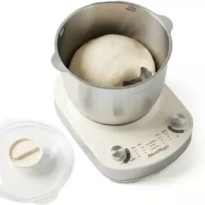 타이머 및 발효 기능이 있는 7.4QT 전기 반죽 믹서 빵 피자 파스타 사워도우용 반죽기 최대 2.1kg의 대용량