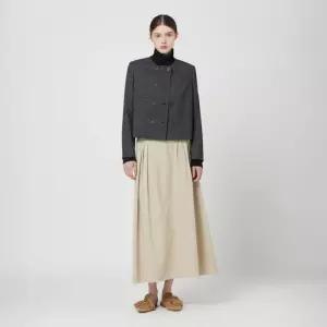 백화점 CC콜렉트 울 블렌드 라운드넥 크롭 자켓C253MSF002