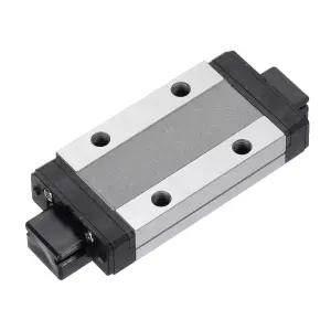 9mm MGN9 선형 모션 슬라이드 레일 가이드 블랙용 플라스틱 미끄럼 방지 스트립이 있는 uxcell 베어링 스틸