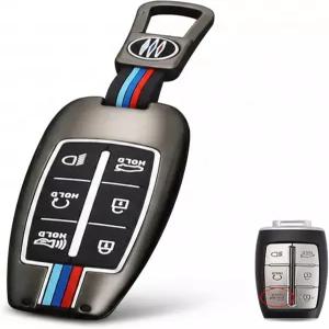 G80 GV80 G70 G90 금속 키 케이스 쉘용 제네시스 포브 커버용