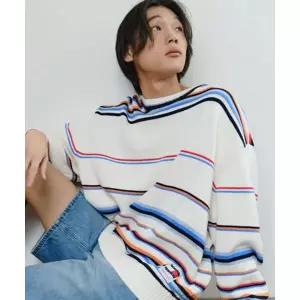 타미진스 TOMMY JEANS 90S 멀티 스트라이프 스웨터 T32G1KTO30TMT1YBH 253144
