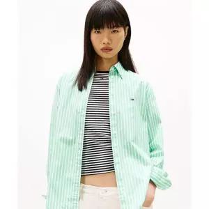 타미진스 TOMMY JEANS 스트라이프 포플린 셔츠 T32G1WSH12TWT10CF 253244