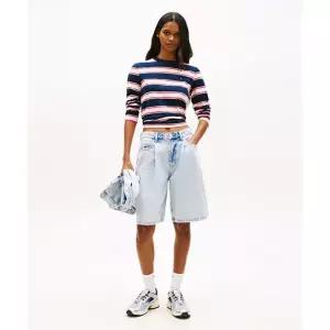 타미진스 TOMMY JEANS 찰리 플리츠 버뮤다 숏츠 T32G1NEQ60TWTB 253836