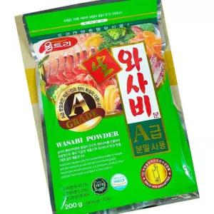 움트리 생와사비 200g 10개 고추냉이 연와사비 소스 횟집