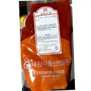 태원 핫 칠리 소스 2kg 양념 찍먹 드레싱