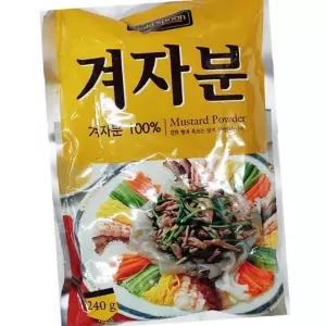 한국에스비식품 에스비 겨자 가루 240g 향신료 조미료 분말 고추냉이