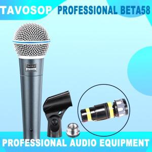 TAVOSOP BETA58 다이나믹 보컬 마이크 beta58a DJ 무대 노래방 BBOX 녹음 쇼용