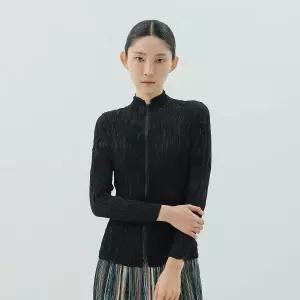 (88까지)플리츠집업쉬링크가디건