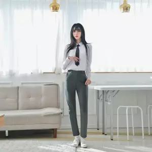 교복몰 스판 그레이 교복바지(여자) 교복 학생복.