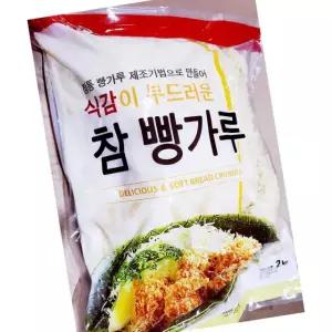 진현무역 참빵가루 굵은개자 2kg 튀김 돈까스 생 가루 개자 코팅