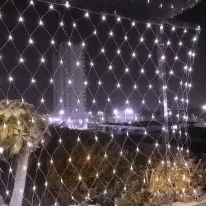 200구 녹색선 LED 그물네트 백색 지니전구 크리스마스 트리전구 트리조명 크리스마스전구