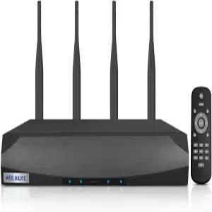 가정용 감시/모니터 카메라 시스템용 무선 네트워크 비디오 NVR 내장 WiFi 로컬 스토리지 6채널 지원 최대